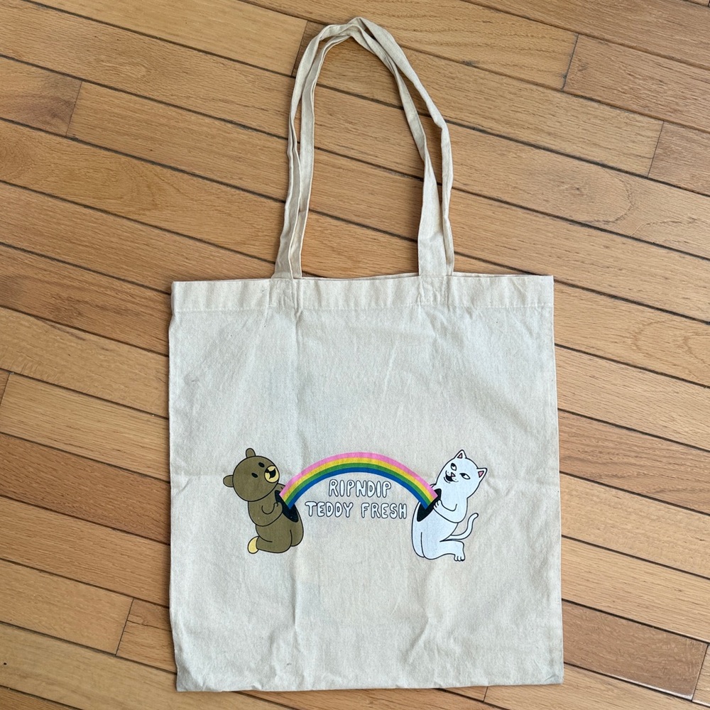 Teddy Fresh x RipnDip Tote Bag